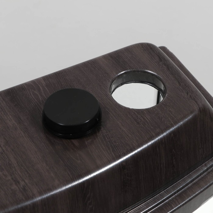 Аквариум Аквариум "Телевизор" с крышкой, 30 литров, 46 х 20 х 33/38 см, венге