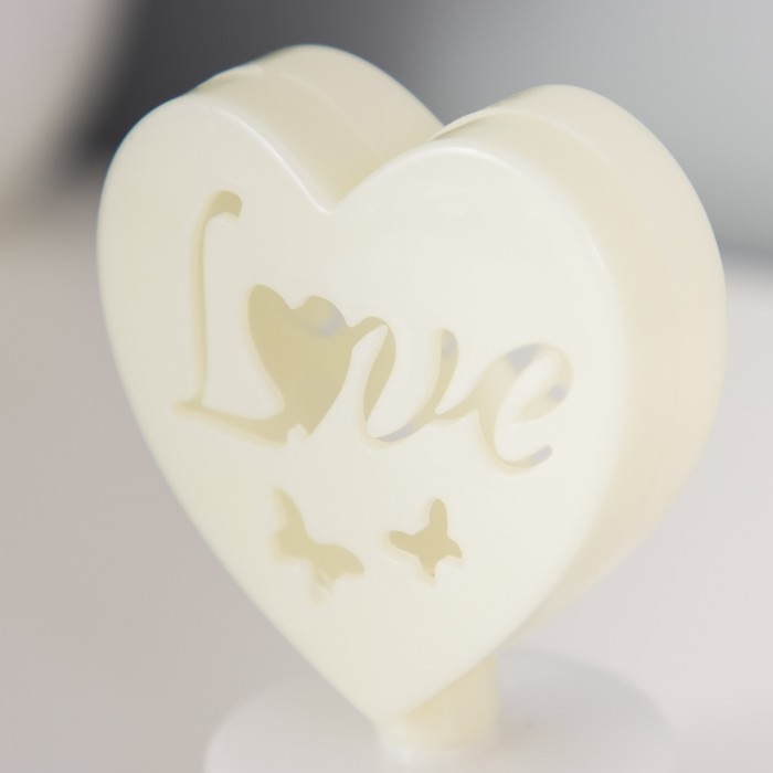 Ночник Ночник "Сердце" LED от батареек CR2032 МИКС 7х5х3,5 см RISALUX