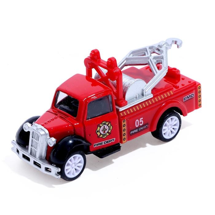 Грузовик металлический &laquo;Пожарная служба&raquo;, инерция, МИКС