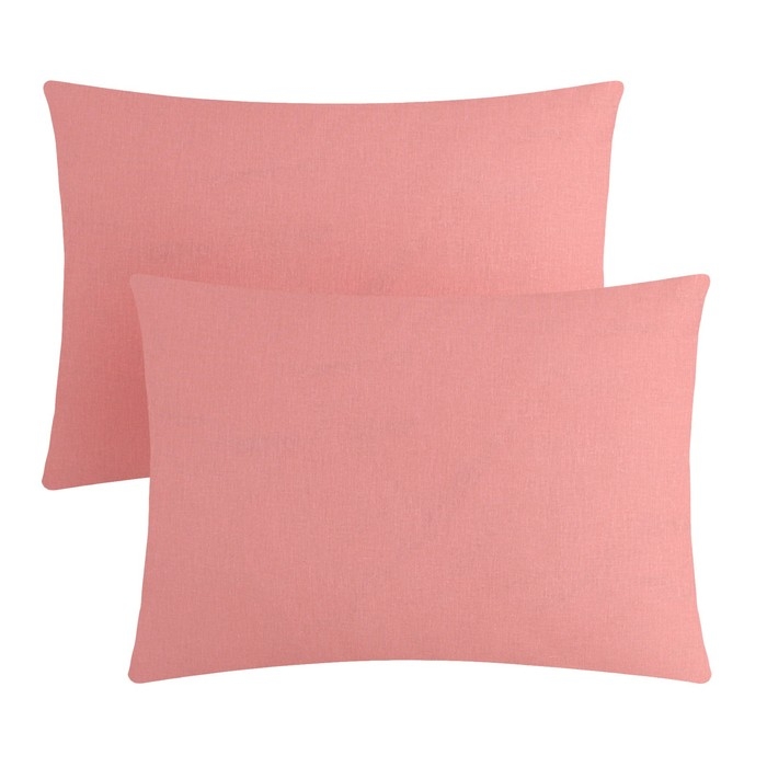 Комплект наволочек Комплект наволочек "Этель", 50х70 см - 2 шт, розовый, 100% хлопок, поплин