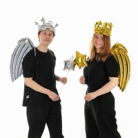 Набор фольгированных шаров «Карнавальный набор. Золотой», 3 шт. Набор фольгированных шаров «Карнавальный набор. Золотой», 3 шт.