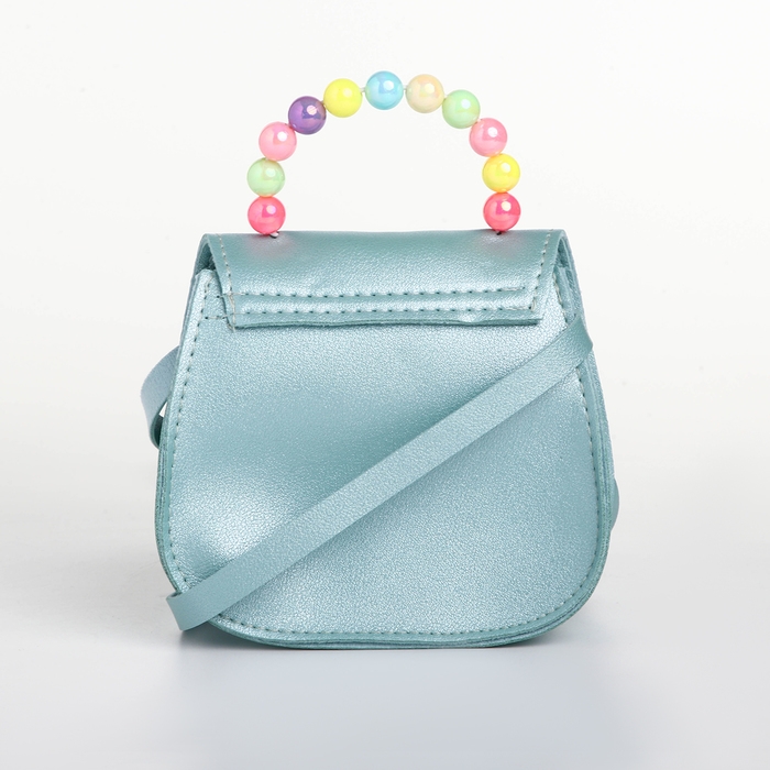 Сумка детская для девочки на молнии «Выбражулька», цвет бирюзовый Сумка детская для девочки на молнии «Выбражулька», цвет бирюзовый