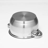 Набор кастрюль &laquo;Диана&raquo;, 3 предмета: 1,8 л, 2,5 л, 3,5 л, крышки, капсульное дно, индукция