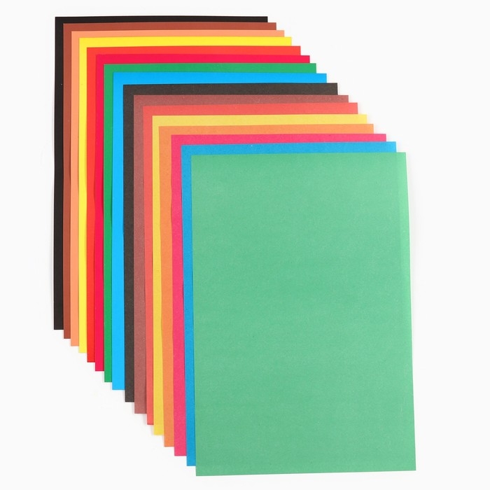 Набор "Человек-паук" А4: 8л цветного одностороннего картона + 8л цветной двусторонней бумаги