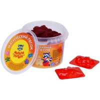 Песок для лепки «Магический песок», малиновый, 500 г, 2 форм. Песок для лепки «Магический песок», малиновый, 500 г, 2 форм.