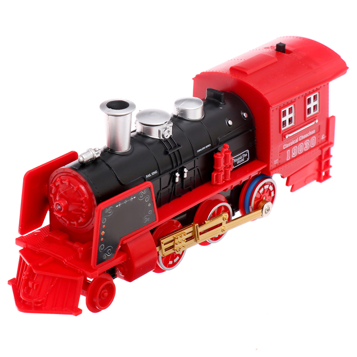 Железная дорога &laquo;С Новым Годом&raquo;, радиоуправление, эффект дыма