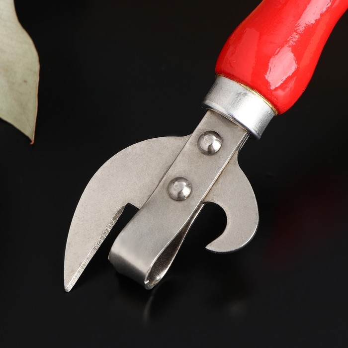 Открывашка консервная «Хохлома», клепаная, с художественной росписью, деревянная Открывашка консервная «Хохлома», клепаная, с художественной росписью, деревянная