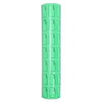 Набор из 7 роликов, в 1 ролике 120 штук, ценники самоклеящиеся, 20 х 30 мм, зелёный