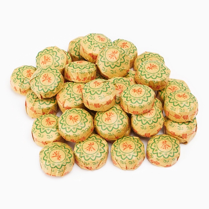 Китайский чай Шу Пуэр Точа Оригинальный "ДЖЕКИЧАЙ" , новый год, 200 г