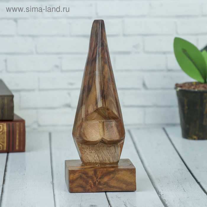 Подставка под очки дерево Подставка под очки дерево "На нос" 6*5*16 см