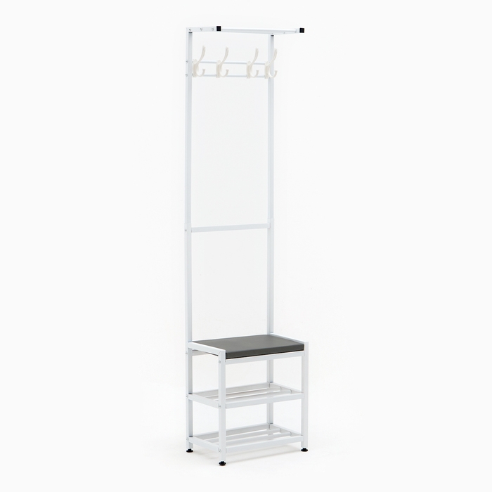 Прихожая Базовая 400 x 255 x 1600, металл, белая Прихожая Базовая 400 x 255 x 1600, металл, белая