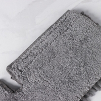 Насадка для плоской двусторонней швабры Доляна, 40&times;14 см, микрофибра, букли, цвет МИКС