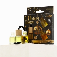 Ароматизаторы для машины новогодние &laquo;Все сбудется, загадывай&raquo;, цитрус, тропики, парфюм, 3 шт