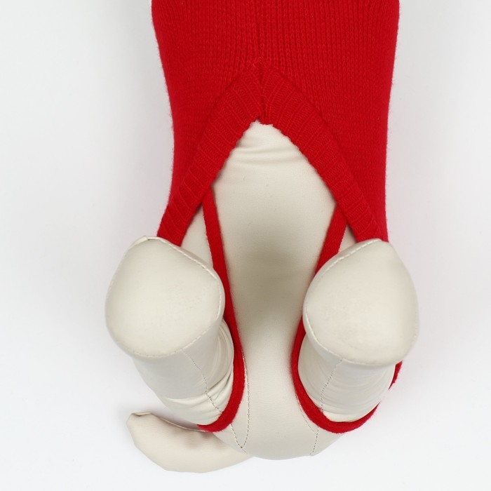 Свитер "Полоски", 2XL (ДС 41, ОШ 41, ОГ 36-60 см), красный