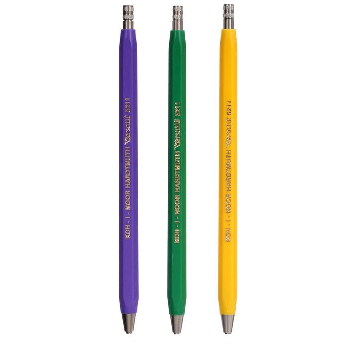 Карандаш цанговый 2.0 мм Koh-I-Noor 5211N, пластиковый, корпус микс, L=120 мм Карандаш цанговый 2.0 мм Koh-I-Noor 5211N, пластиковый, корпус микс, L=120 мм
