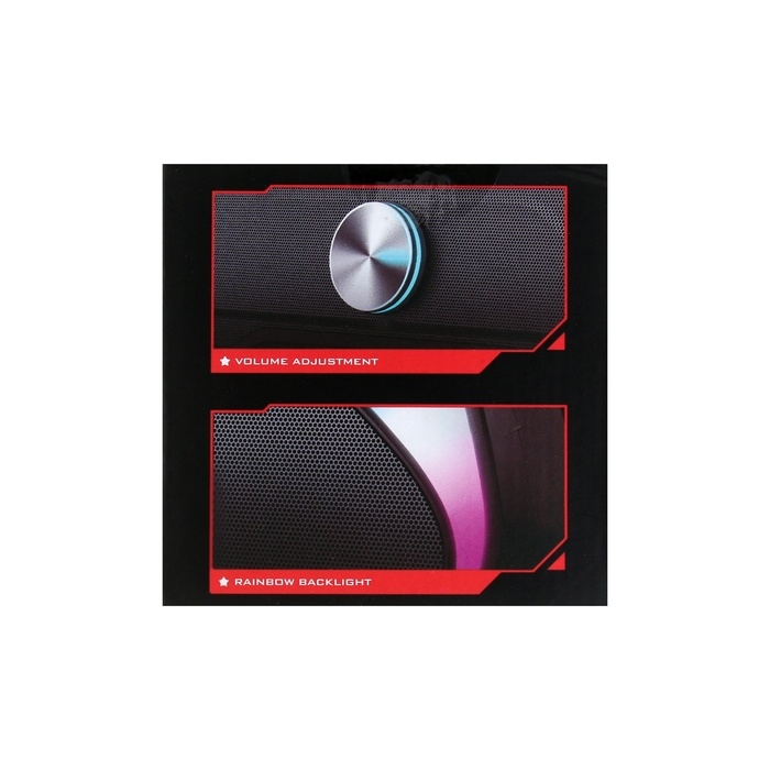 Саундбар Xtrike Me SK-406, 2х3 Вт, подсветка, USB, чёрный