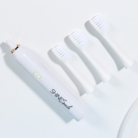 Электрическая новогодняя зубная щётка &laquo;Новый год: Цели любые по зубам&raquo;, 3 насадки, вибрационная