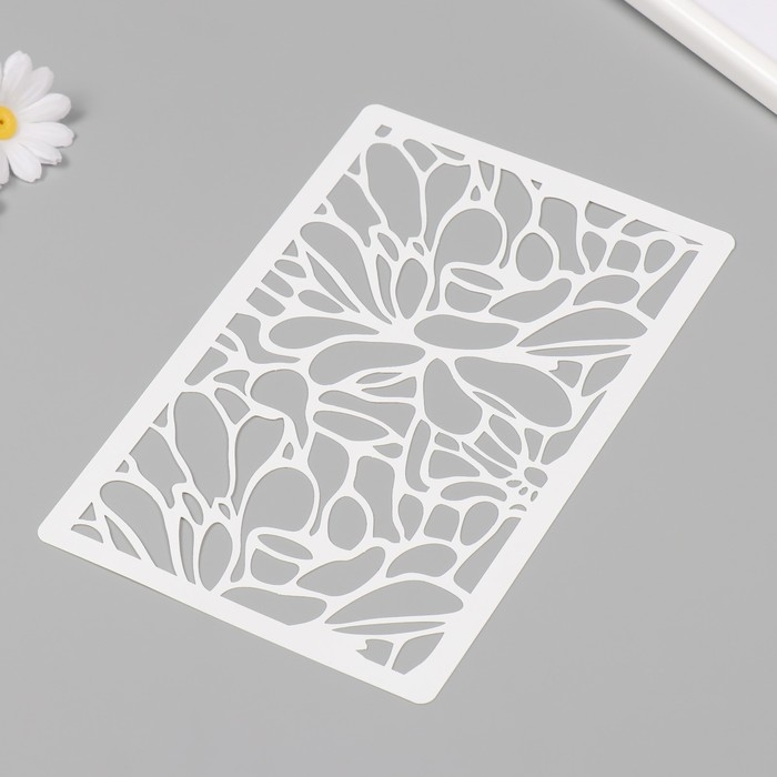 Трафарет "Цветы"16х24 см