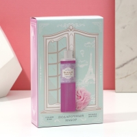 Подарочный набор косметики «Нежная забота», гель для душа 250 мл и мочалка для тела, ЧИСТОЕ СЧАСТЬЕ Подарочный набор косметики «Нежная забота», гель для душа 250 мл и мочалка для тела, ЧИСТОЕ СЧАСТЬЕ