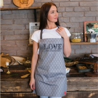 Фартук "Этель" Love 60х65 см см, 100% хлопок, саржа 190 гр/м2 Фартук "Этель" Love 60х65 см см, 100% хлопок, саржа 190 гр/м2