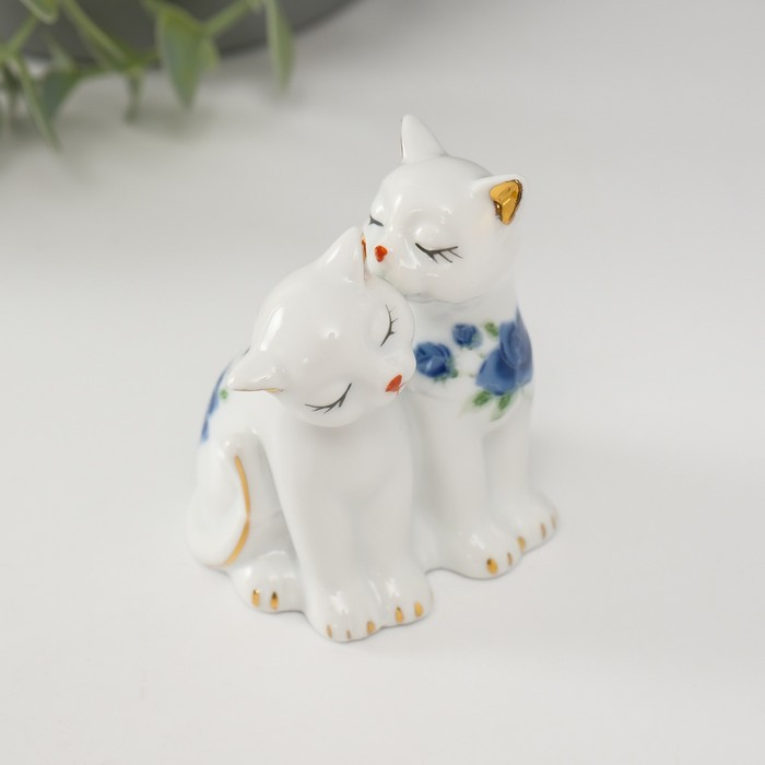 Сувенир "2 киски неженки" 7,5х6 см