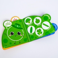 Книжка - игрушка для ванны &laquo;Учим цвета&raquo;, с окошками, Крошка Я