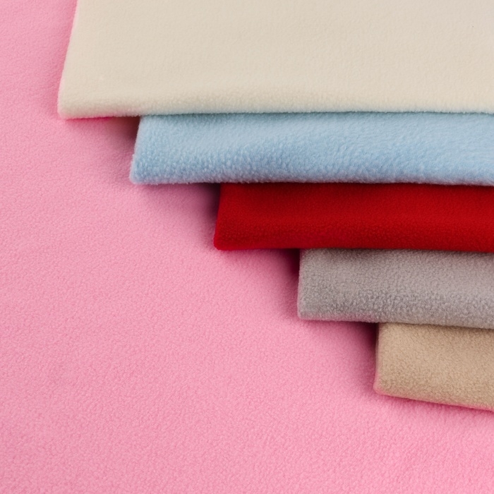 Лоскут флис, односторонний, 50 &times; 50 см, 190 г/м, цвет светло-розовый №3A