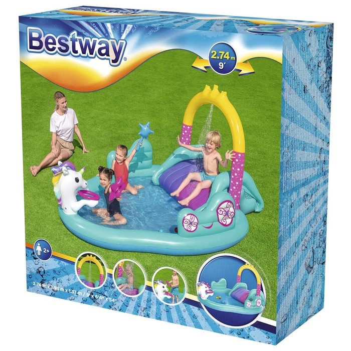 Игровой центр &laquo;Волшебный единорог&raquo;, 274 х 198 х 137 см, 53097 Bestway