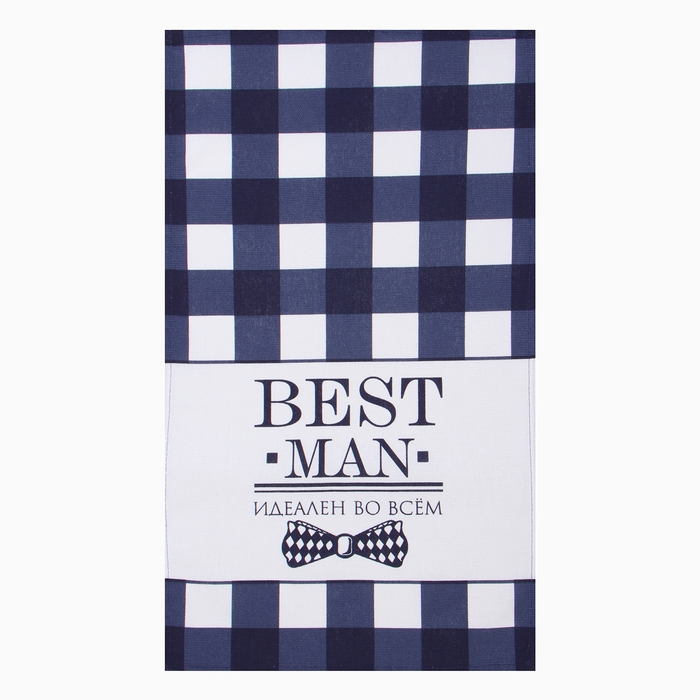 Набор полотенец кух. Доляна Boss Best man 35х60см-2шт, 100% хл Набор полотенец кух. Доляна Boss Best man 35х60см-2шт, 100% хл