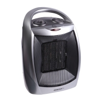 Тепловентилятор Centek CT-6020, керамический, 750/1500 Вт, обогрев/вентиляция, 15 м&sup2;