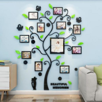 Наклейки интерьерные с фоторамками, декор настенный, панно на стену 190 х 156 см Наклейки интерьерные с фоторамками, декор настенный, панно на стену 190 х 156 см