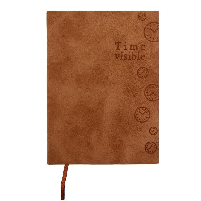 Ежедневник недатированный А6, 100 листов в линейку, обложка пвх, МИКС Ежедневник недатированный А6, 100 листов в линейку, обложка пвх, МИКС