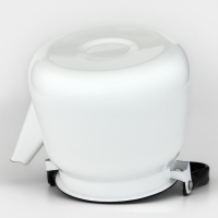 Чайник, 3,5 л, без деколи, эмалированная крышка, индукция, цвет белый