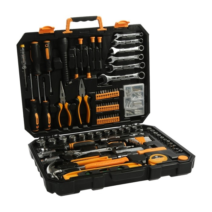 Набор инструментов универсальный для дома DEKO DKMT208, 208 предметов Набор инструментов универсальный для дома DEKO DKMT208, 208 предметов