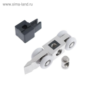 Комплект роликов для раздвижных дверей-купе TRODOS с фиксатором QD-978, верхнее крепление Комплект роликов для раздвижных дверей-купе TRODOS с фиксатором QD-978, верхнее крепление