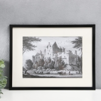 Фоторамка пластик 30х40 см (паспарту 20х30 см), чёрный Фоторамка пластик 30х40 см (паспарту 20х30 см), чёрный