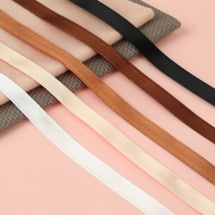 Набор атласных лент, 5 шт, размер 1 ленты: 10 мм × 23 ± 1 м, цвет коричневый спектр Набор атласных лент, 5 шт, размер 1 ленты: 10 мм × 23 ± 1 м, цвет коричневый спектр