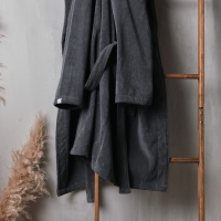 Халат махровый мужской SL HOME: Basic "Гри Сандре", размер M, 100% хлопок, 420 г/м2 Халат махровый мужской SL HOME: Basic "Гри Сандре", размер M, 100% хлопок, 420 г/м2