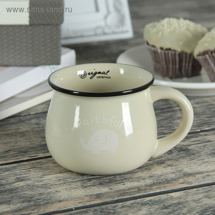 Кружка керамическая &laquo;Мечты&raquo;, 250 мл, рисунок и цвет МИКС