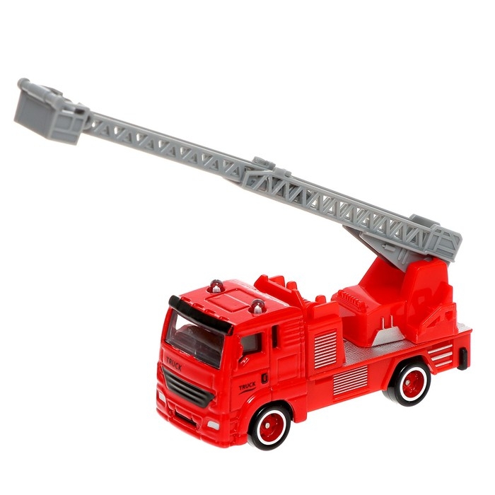 Парковка &laquo;Пожарная&raquo;, с подъёмом, машинка опускается с кнопки, звонит колокол, МИКС