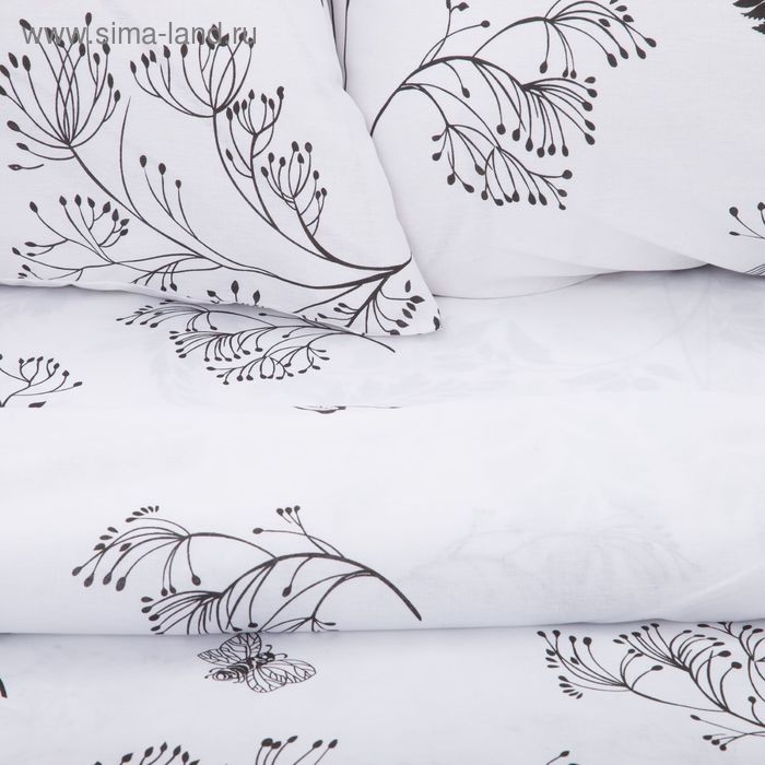 Постельное бельё Постельное бельё "Этель" 2 сп. Легкость ночи 175х215 см, 200х220 см, 70х70 см - 2 шт, 100% хлопок, бязь