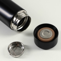 Новый год. Термос с ситечком &laquo;Зима в белых тонах&raquo;, 450 мл