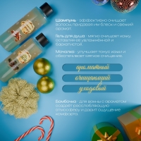 Новогодний подарочный набор косметики &laquo;В ожидании рождественского чуда&raquo; для душа и ванны, золотая серия