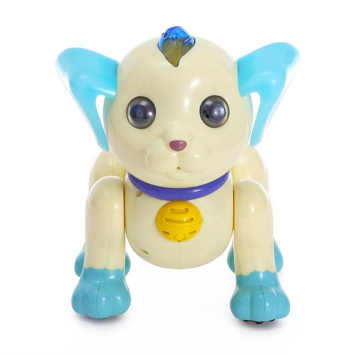 Робот собака «Умный питомец» ZHORYA, на пульте управления, интерактивный: звук, свет, танцующий, музыкальный, на батарейках, на русском языке, бежево-коричневый Робот собака «Умный питомец» ZHORYA, на пульте управления, интерактивный: звук, свет, танцующий, музыкальный, на батарейках, на русском языке, бежево-коричневый