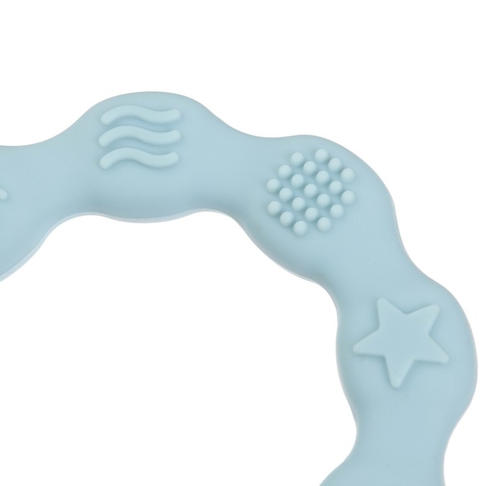 Прорезыватель силиконовый «Колечко», цвет голубой, Mum&Baby Прорезыватель силиконовый «Колечко», цвет голубой, Mum&Baby