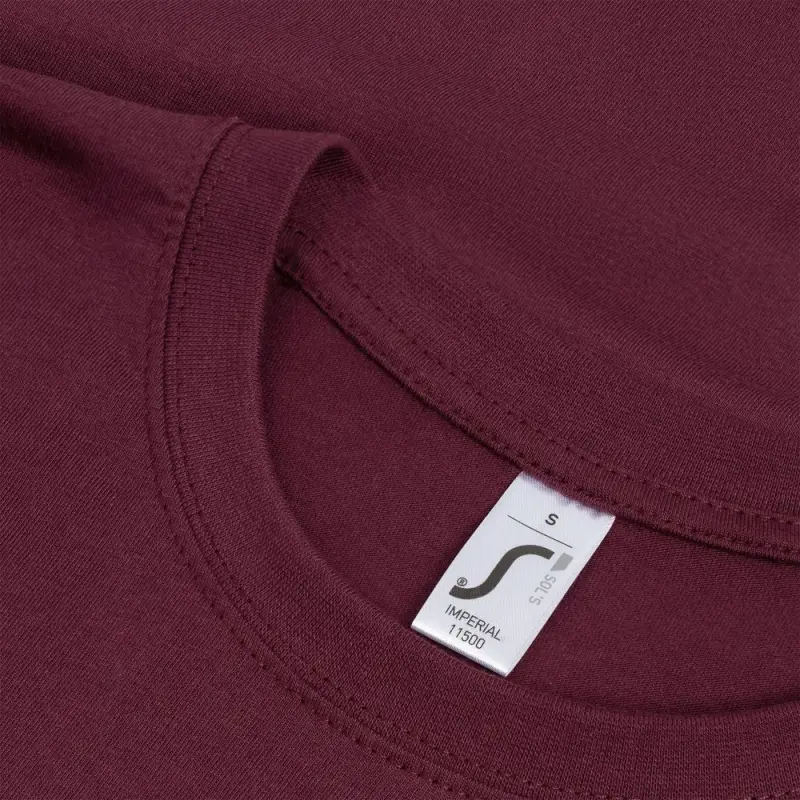 Футболка Imperial 190 бордовая, размер S