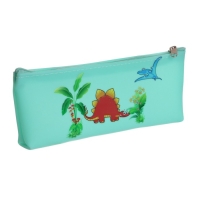 Пенал школьный на молнии "Зверушки", МИКС Пенал школьный на молнии "Зверушки", МИКС