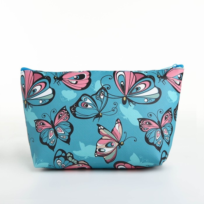 Косметичка на молнии, цвет голубой Косметичка на молнии, цвет голубой