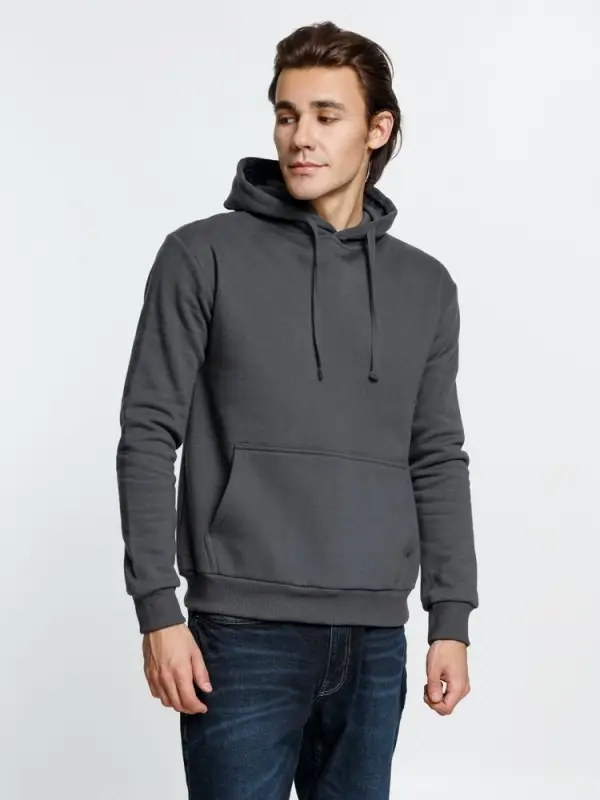 Худи Kirenga Heavy 2.0, темно-серое (графит), размер XL