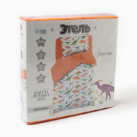 Постельное бельё Этель 1,5 сп &laquo;Динозавры&raquo; 143х215 см, 150х214 см, 50х70 см-1 шт, 100% хлопок, бязь